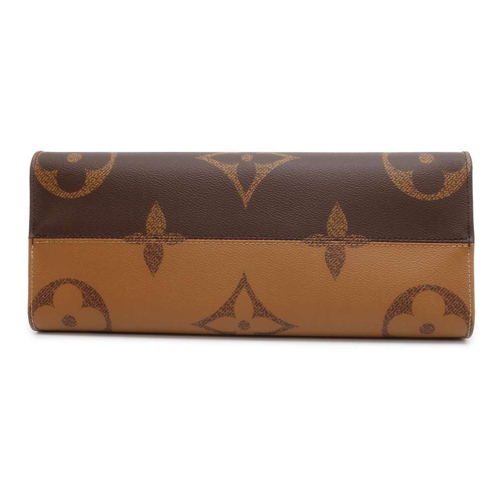 LOUIS VUITTON Onthego Red M45321 Monogram Monogram Reverse Canvas Monogram Giant Size MM