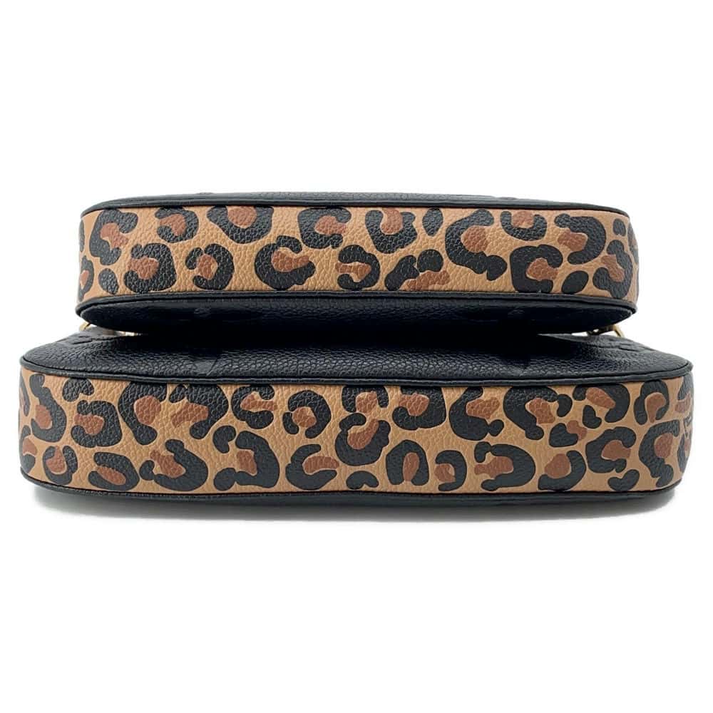 LOUIS VUITTON Multi Pochette Accessoires Noir M58520 Monogram Empreinte Leather Wild at Heart