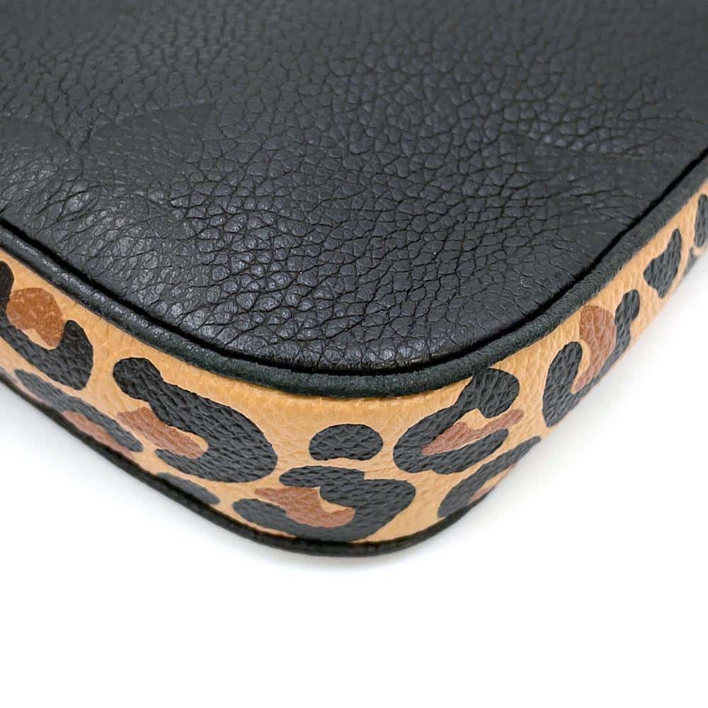 LOUIS VUITTON Multi Pochette Accessoires Noir M58520 Monogram Empreinte Leather Wild at Heart
