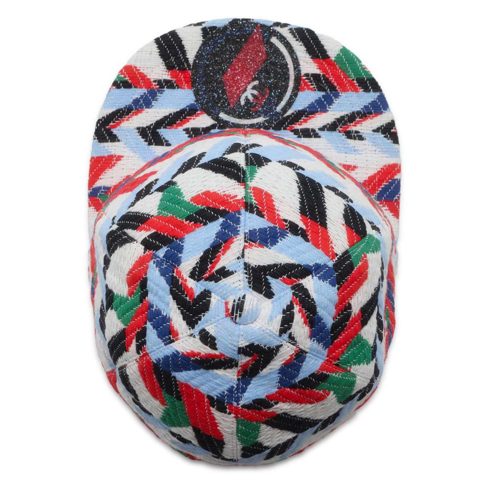 CHANEL Airline Baseball Cap Multicolor Cotton