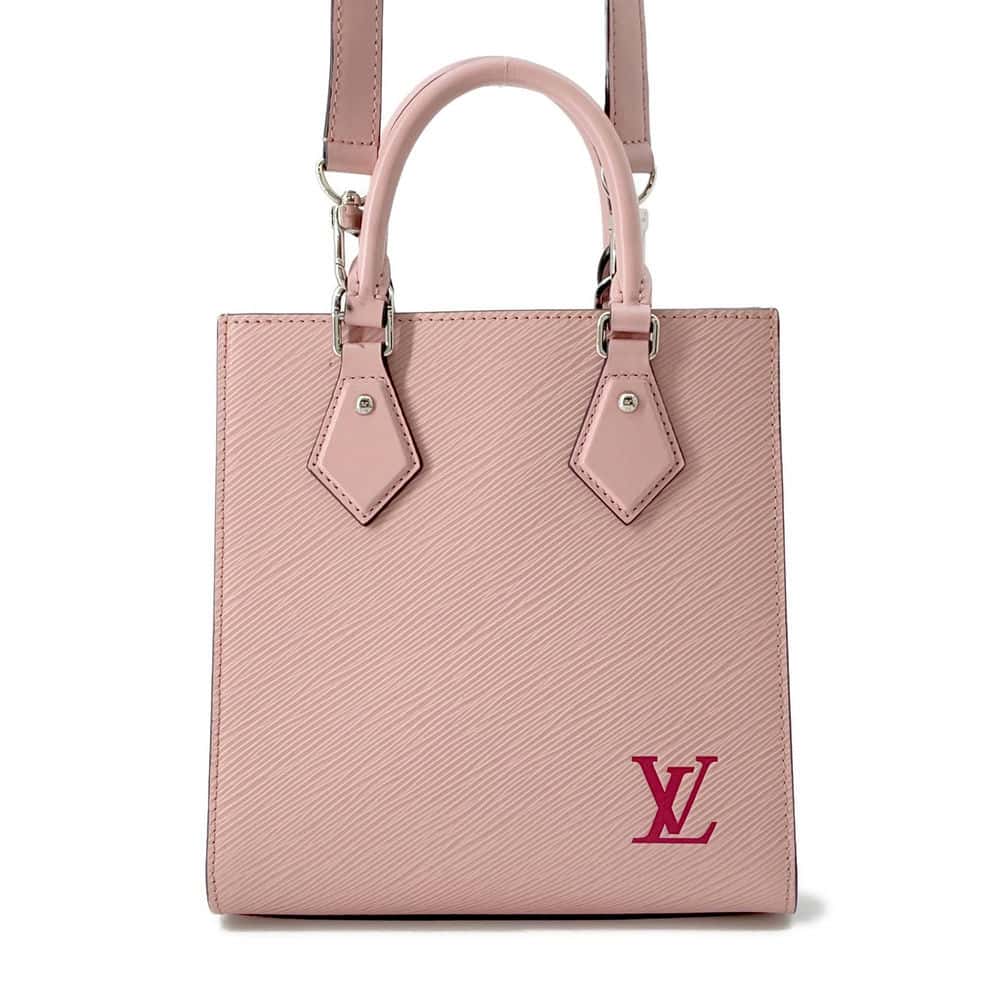 LOUIS VUITTON Sac Plat Rose Ballerine M58659 Epi Leather Size BB