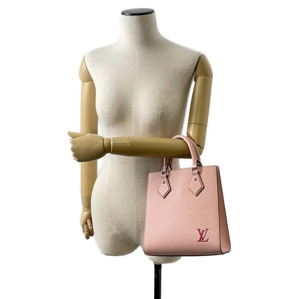 LOUIS VUITTON Sac Plat Rose Ballerine M58659 Epi Leather Size BB