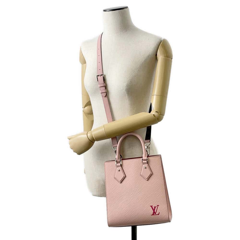 LOUIS VUITTON Sac Plat Rose Ballerine M58659 Epi Leather Size BB