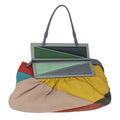 FENDI Hand Bag Leather Gray 97317