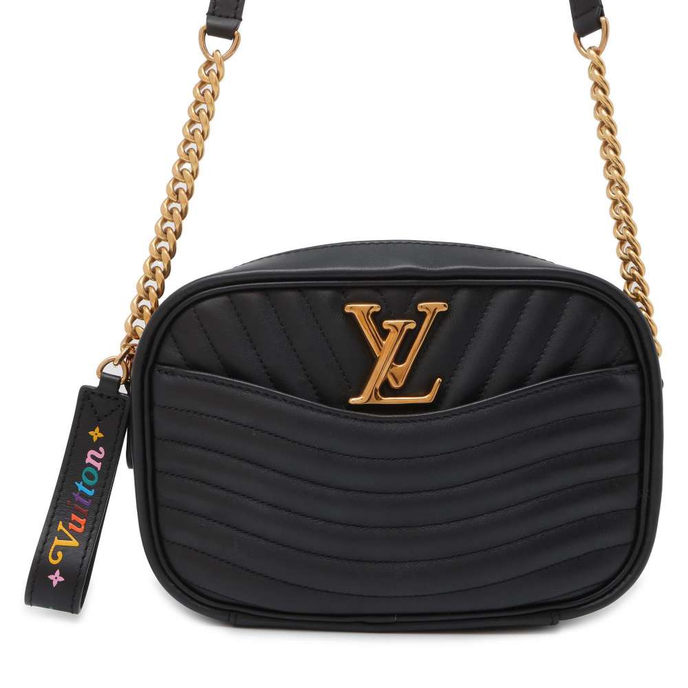 LOUIS VUITTON new wave new camera bag Noir M53682 Calf Leather