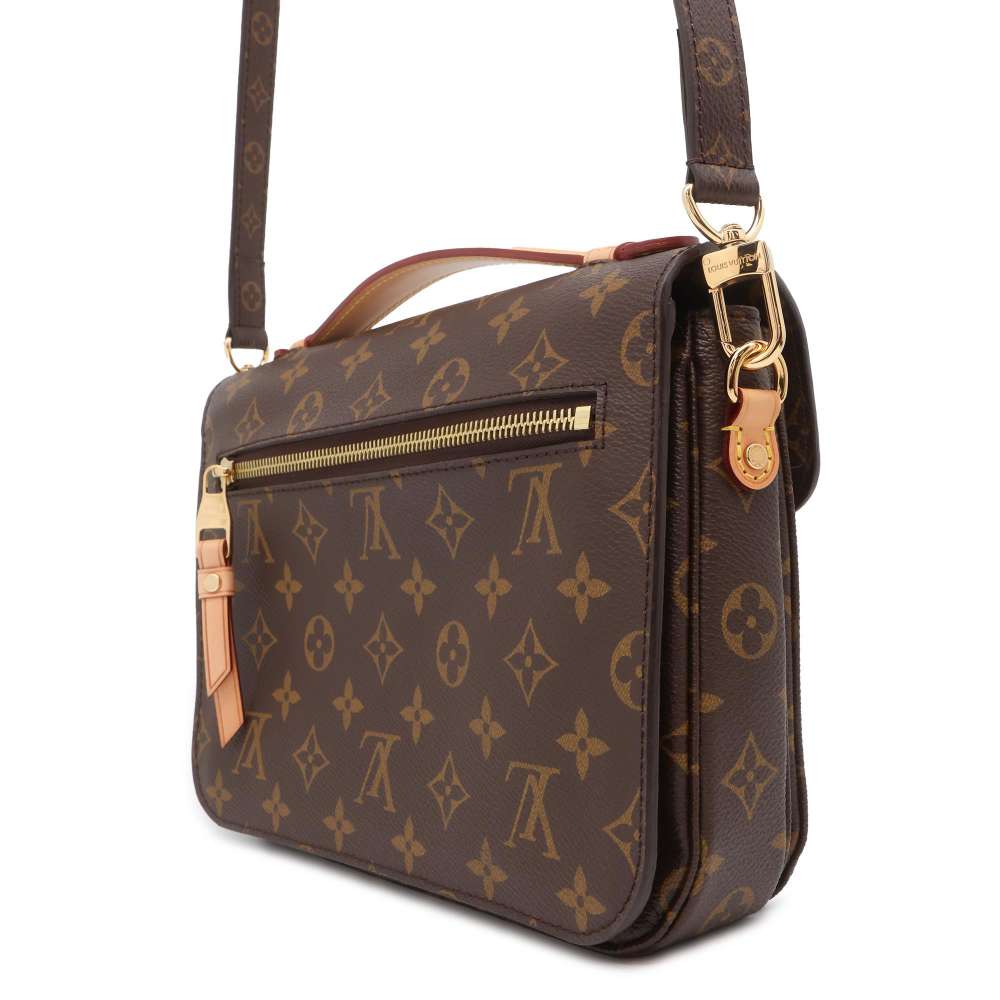 LOUIS VUITTON Pochette Metis Brown M40780 Monogram Size MM