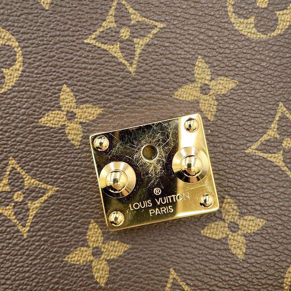 LOUIS VUITTON Pochette Metis Brown M40780 Monogram Size MM