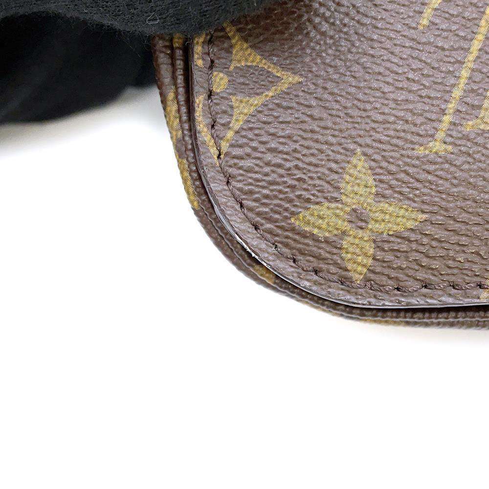 LOUIS VUITTON Pochette Metis Brown M40780 Monogram Size MM