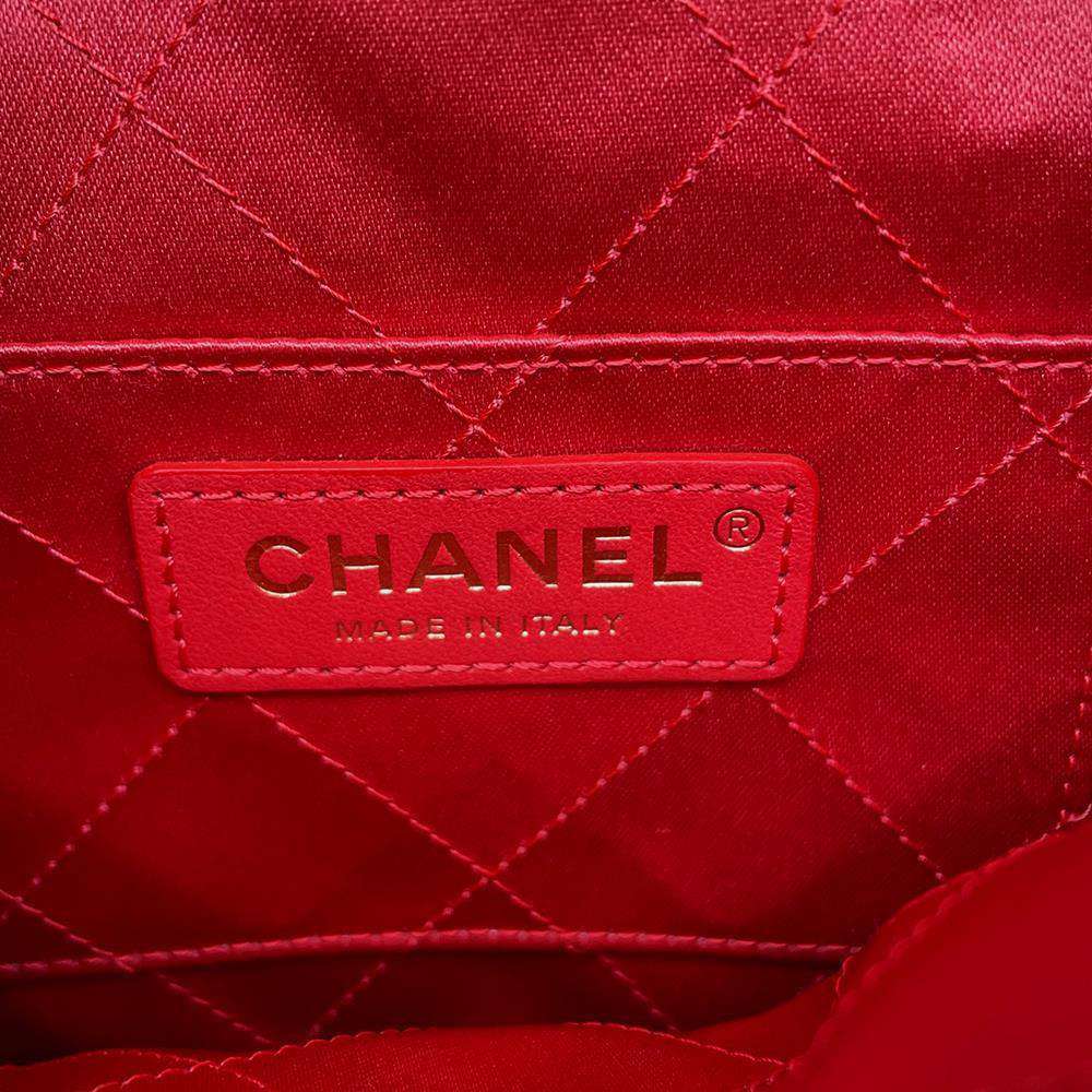 CHANEL Matelasse Diamond Shape ChainPouch Black Lambskin