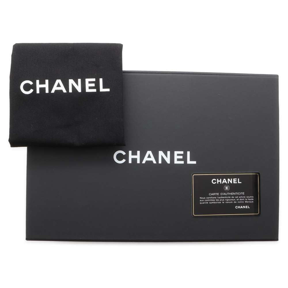 CHANEL Matelasse Diamond Shape ChainPouch Black Lambskin