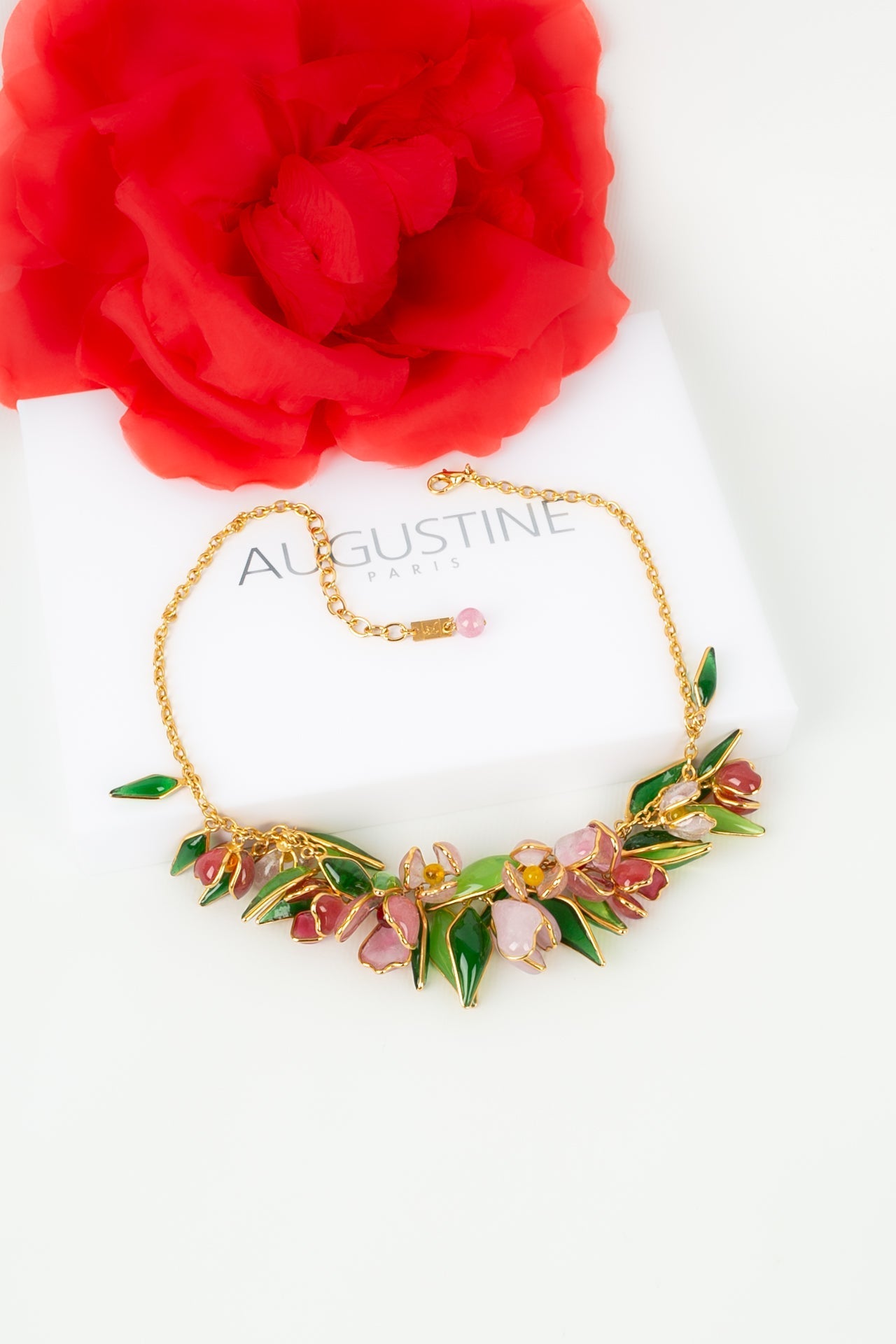 Collier fleurs Augustine