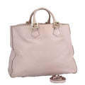 FENDI Hand Bag Leather 2way Pink Gold 97494