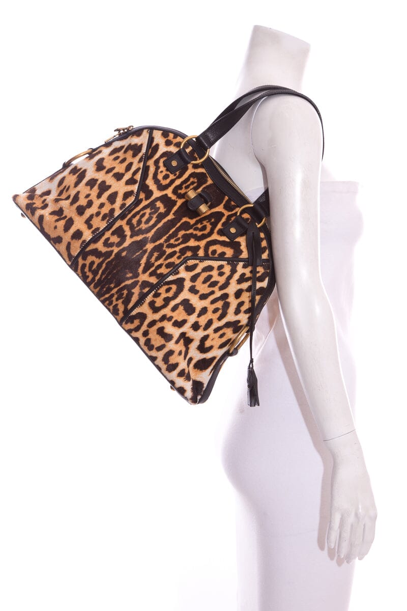 Yves Saint Laurent Cheetah Handle Bag