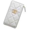 CHANEL Phone & Card Case SilverAP1182 Lambskin