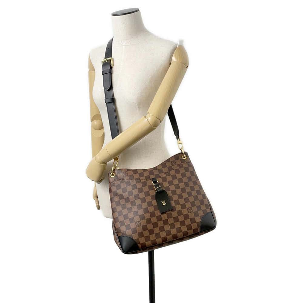 LOUIS VUITTON OdeonNM Noir N50062 Damier Size MM