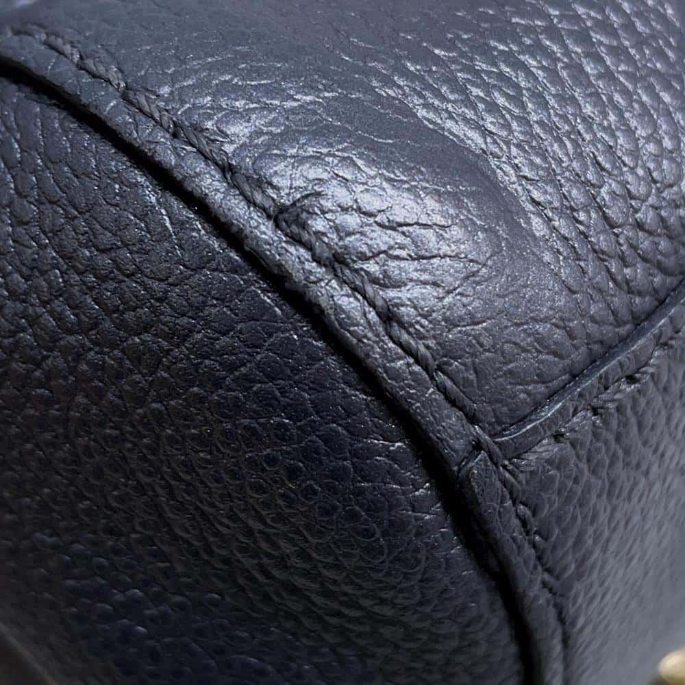 LOUIS VUITTON Montaigne Gris Silver M51727 Monogram Empreinte Leather Size BB