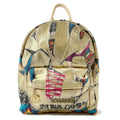 CHANEL CC Logo Graffiti Backpack Gold/MulticolorAS0867 Canvas Leather