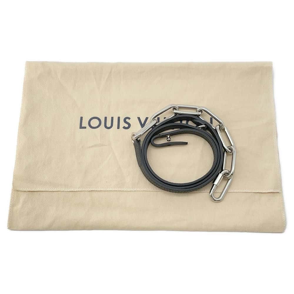 LOUIS VUITTON Sac Plat Noir N60479 damier checkerboard Size XS