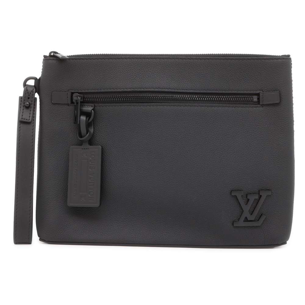 LOUIS VUITTON Pochette・IPAD Noir M69837 Grain Leather