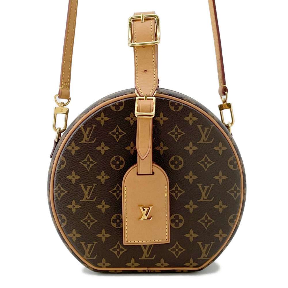 LOUIS VUITTON Petit Boite Chapeau Beige M43514 Monogram
