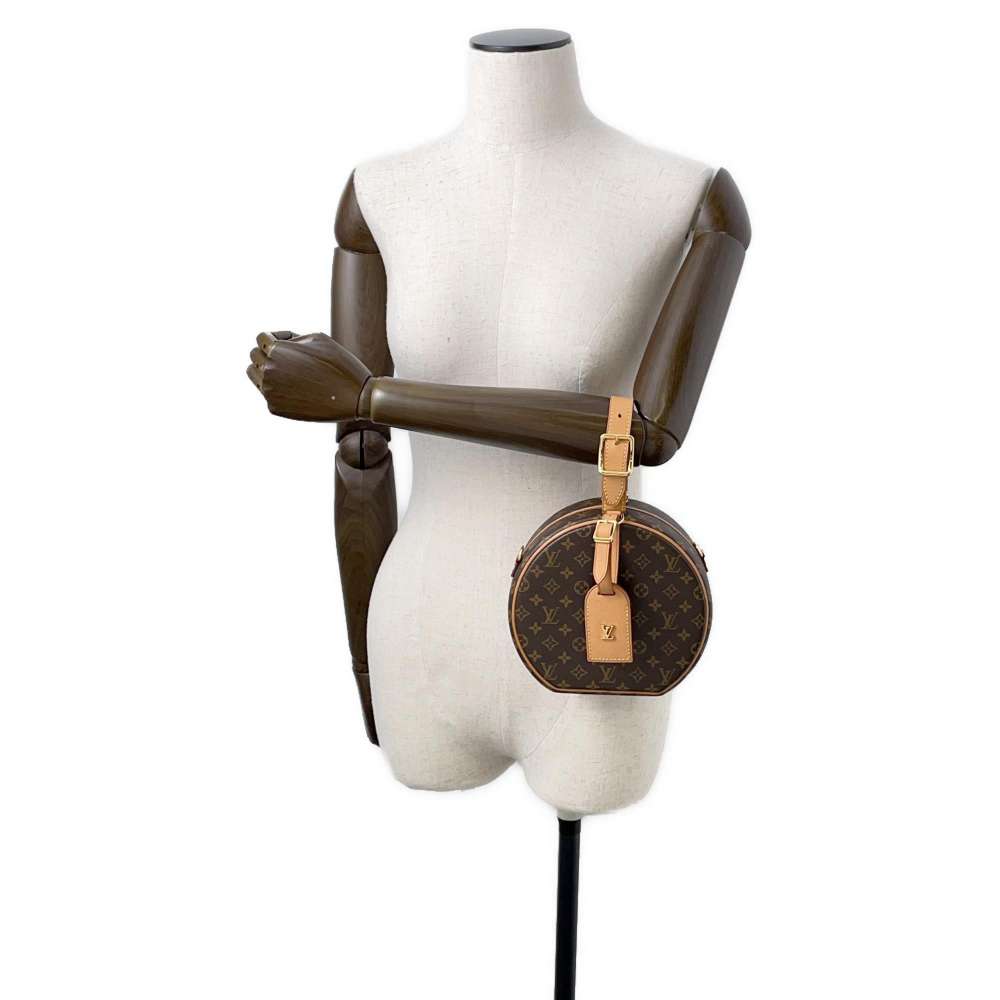 LOUIS VUITTON Petit Boite Chapeau Beige M43514 Monogram