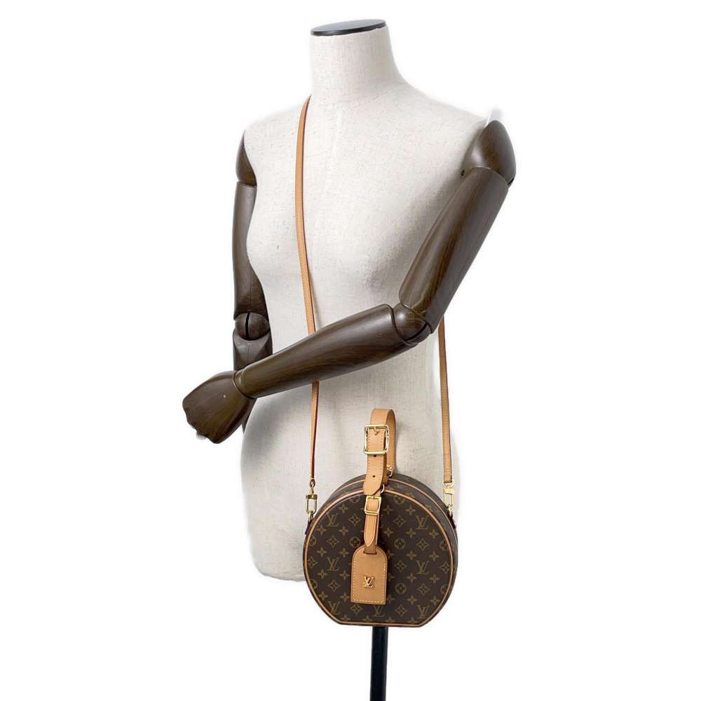 LOUIS VUITTON Petit Boite Chapeau Beige M43514 Monogram