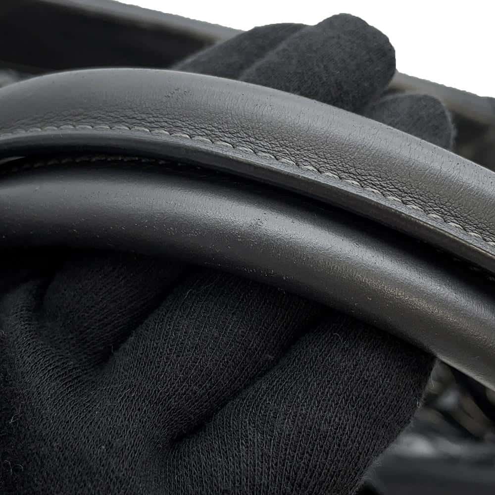 CHANEL Matelasse Tote Bag Black Patent Leather
