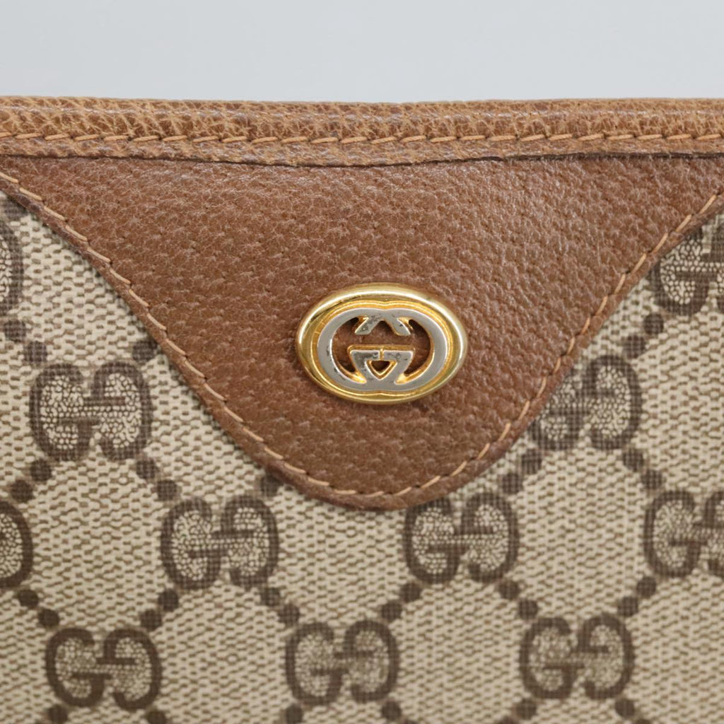 GUCCI GG Supreme Tote Bag PVC Leather Beige Gold 40 02 998 97520