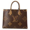 LOUIS VUITTON Onthego Red M45321 Monogram Monogram Reverse Canvas Monogram Giant Size MM