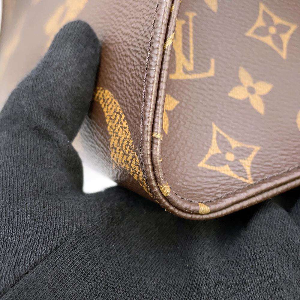 LOUIS VUITTON Onthego Red M45321 Monogram Monogram Reverse Canvas Monogram Giant Size MM