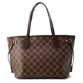 LOUIS VUITTON Neverfull Red N51109 Damier Ebene Canvas Size PM