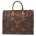 LOUIS VUITTON Onthego Red M45320 Monogram Monogram Reverse Canvas Monogram Giant Size GM