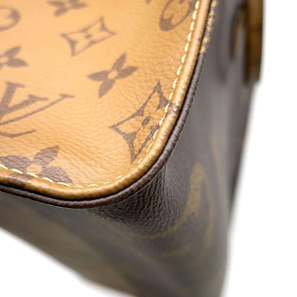 LOUIS VUITTON Onthego Red M45320 Monogram Monogram Reverse Canvas Monogram Giant Size GM