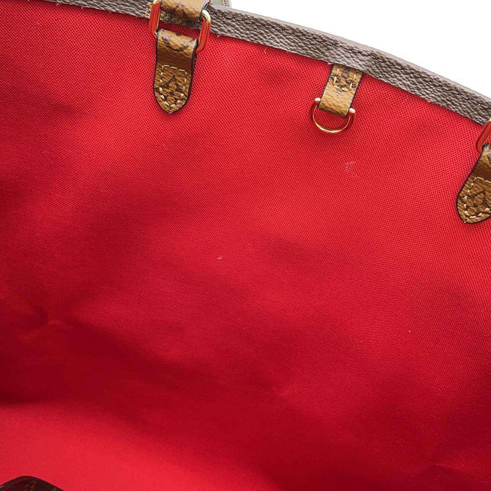 LOUIS VUITTON Onthego Red M45320 Monogram Monogram Reverse Canvas Monogram Giant Size GM