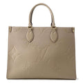 LOUIS VUITTON Onthego Tourterelle M45607 Monogram Empreinte Leather Size MM