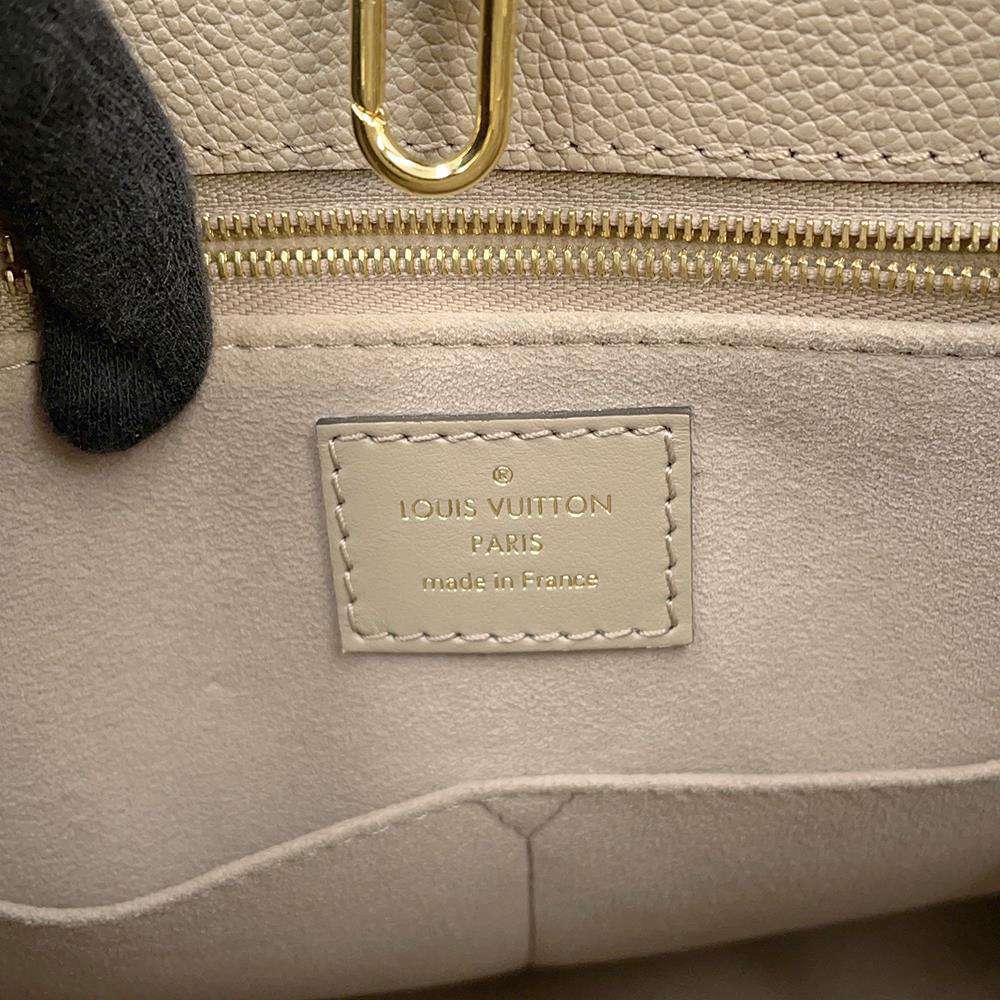 LOUIS VUITTON Onthego Tourterelle M45607 Monogram Empreinte Leather Size MM