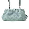 LOUIS VUITTON SCARA Mini Vert Lagoon M80094 Monogram Mahina