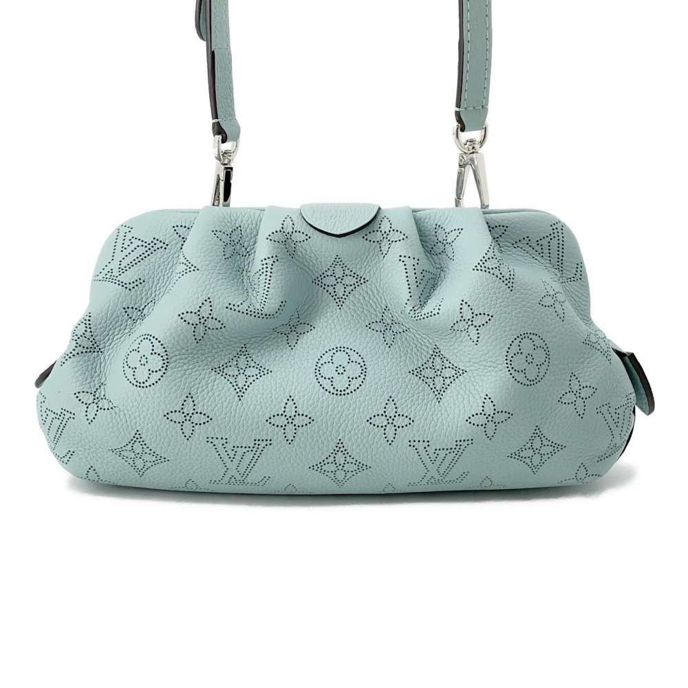 LOUIS VUITTON SCARA Mini Vert Lagoon M80094 Monogram Mahina