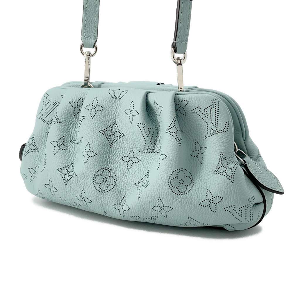LOUIS VUITTON SCARA Mini Vert Lagoon M80094 Monogram Mahina