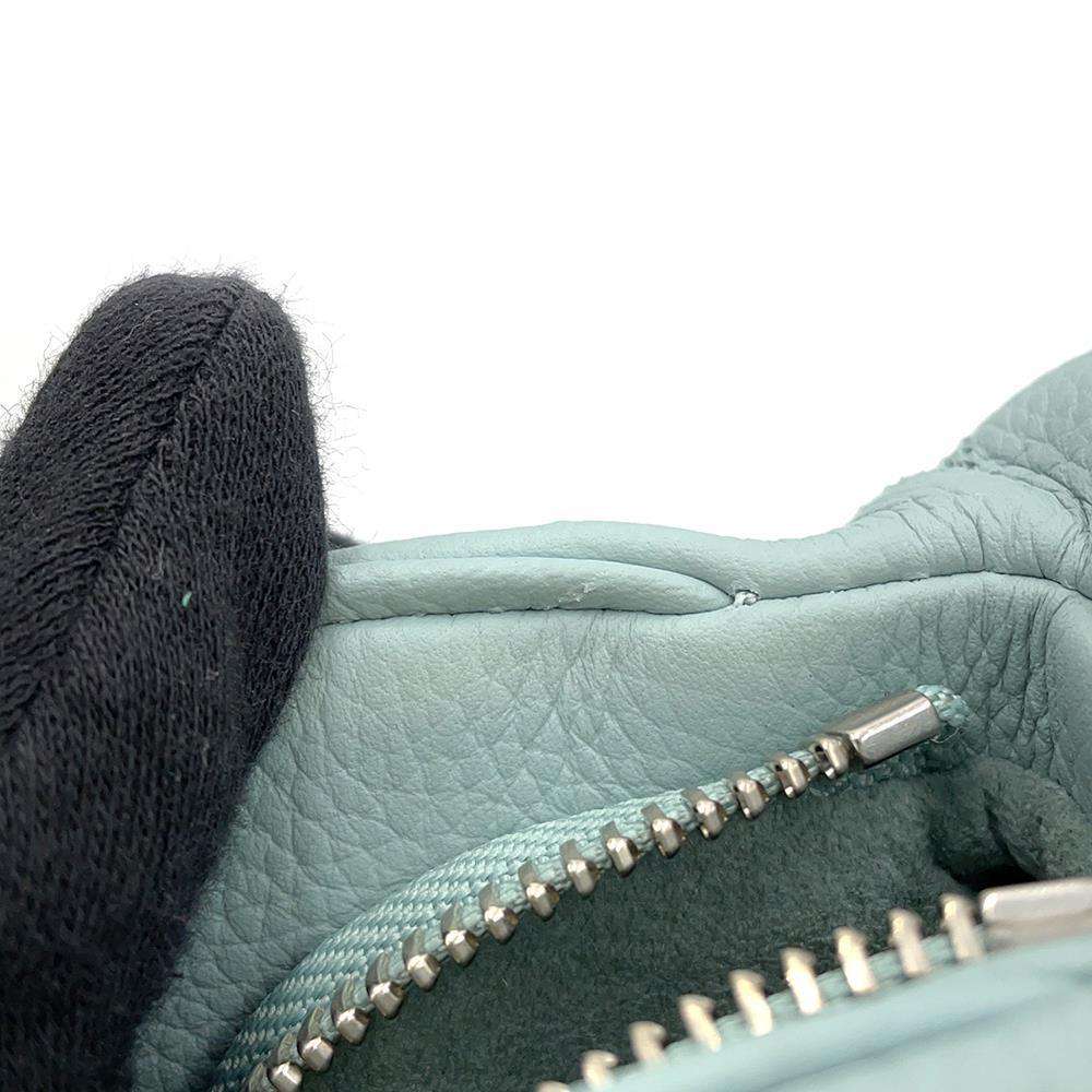 LOUIS VUITTON SCARA Mini Vert Lagoon M80094 Monogram Mahina