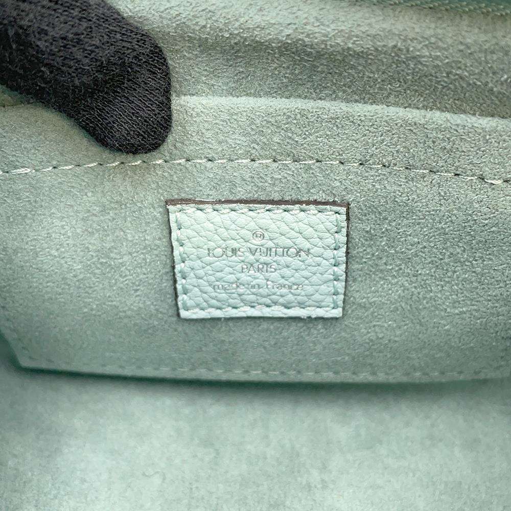 LOUIS VUITTON SCARA Mini Vert Lagoon M80094 Monogram Mahina
