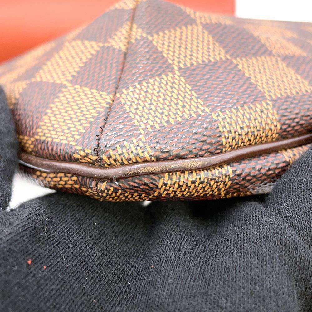 LOUIS VUITTON Muset Red N51302 Damier Ebene Canvas