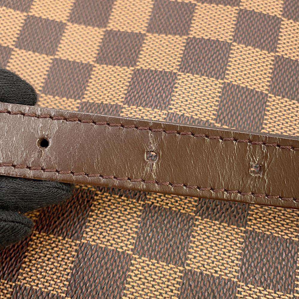 LOUIS VUITTON Muset Red N51302 Damier Ebene Canvas