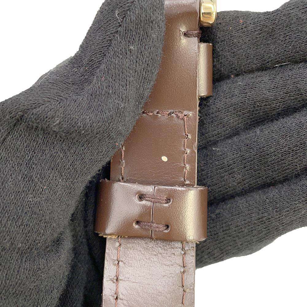 LOUIS VUITTON Muset Red N51302 Damier Ebene Canvas