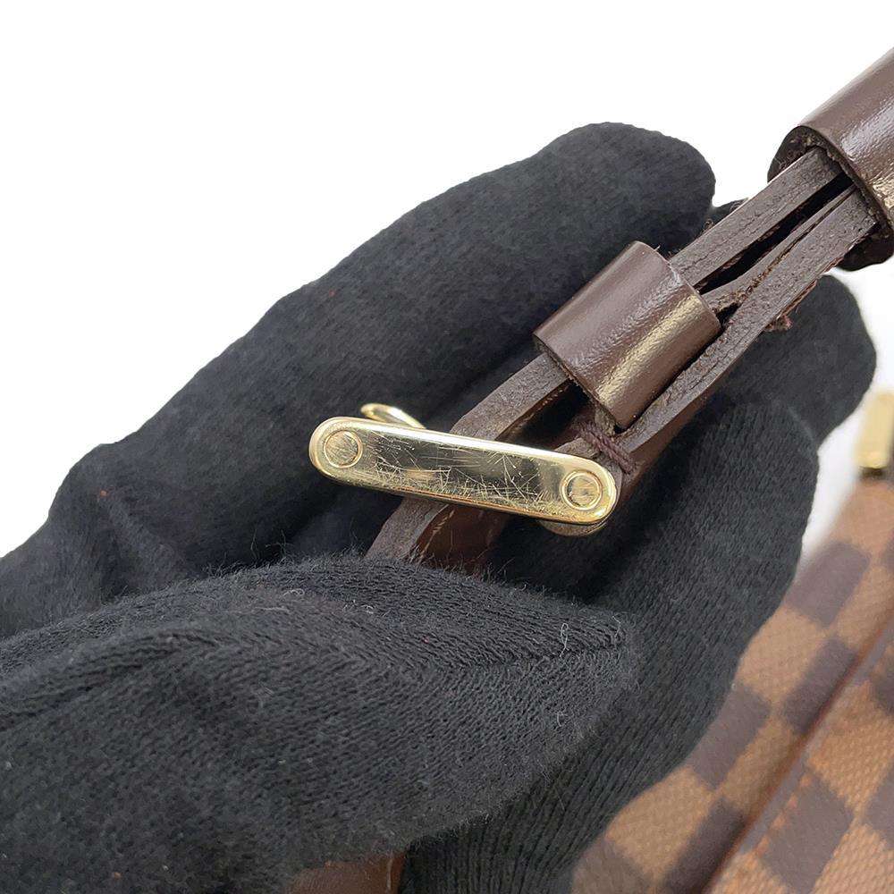 LOUIS VUITTON Muset Red N51302 Damier Ebene Canvas