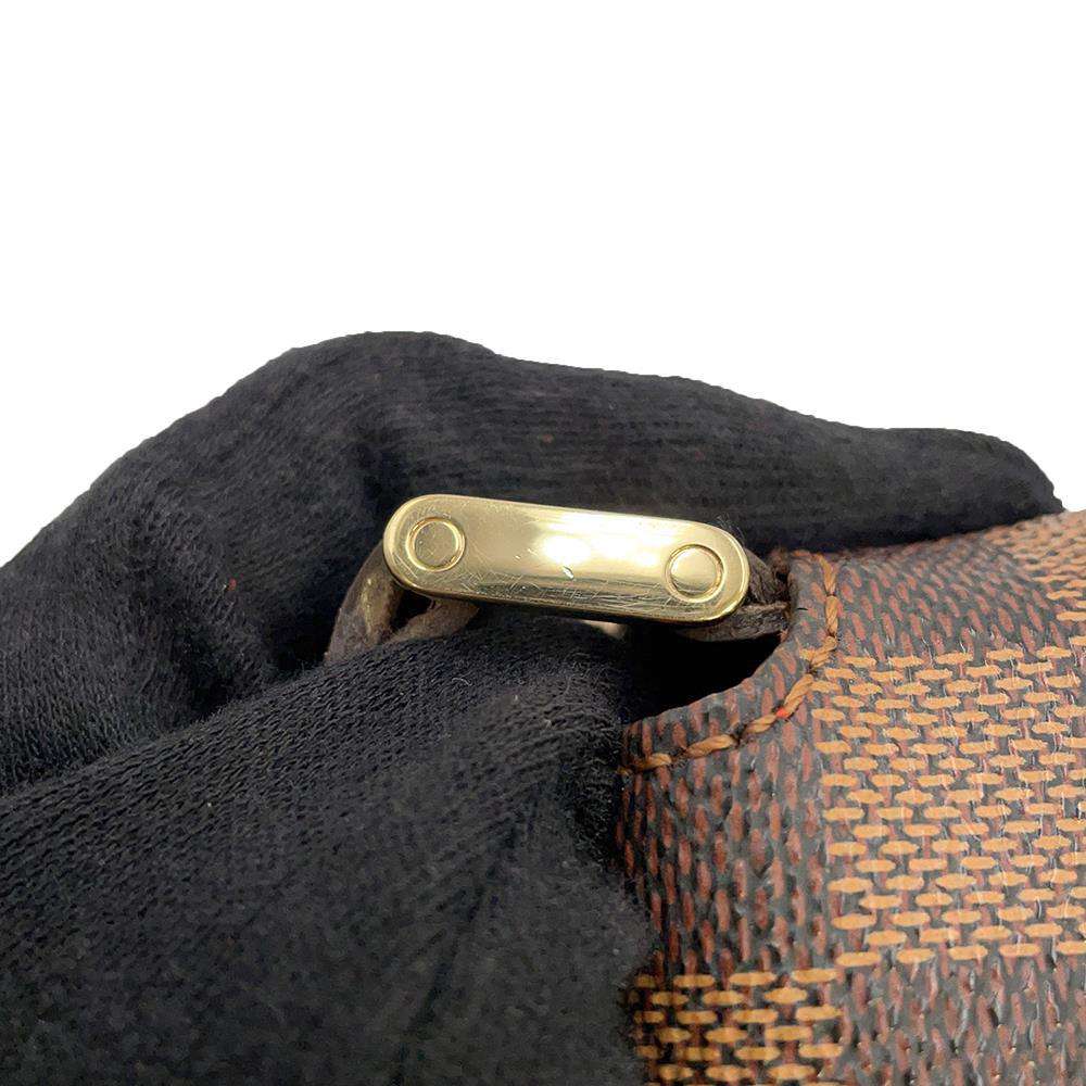 LOUIS VUITTON Muset Red N51302 Damier Ebene Canvas