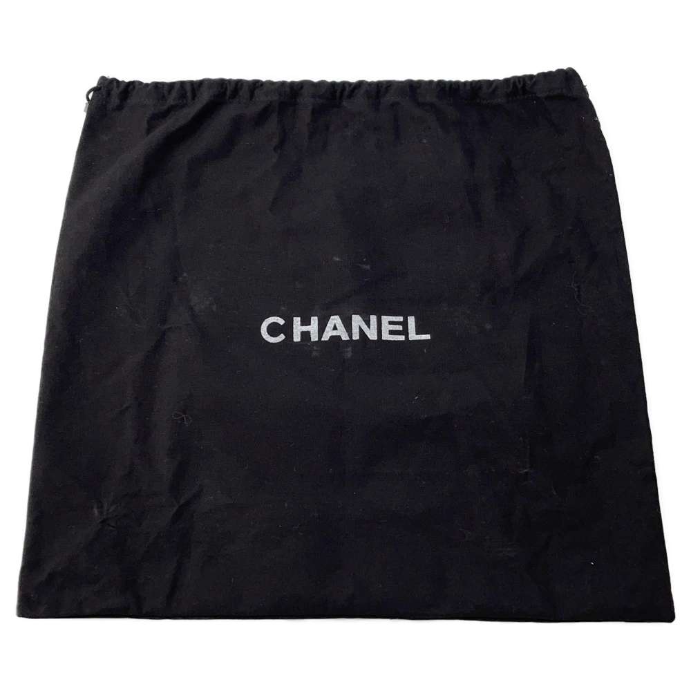 CHANEL Vanity Bag Plastic Chain Brown Suede Plastic