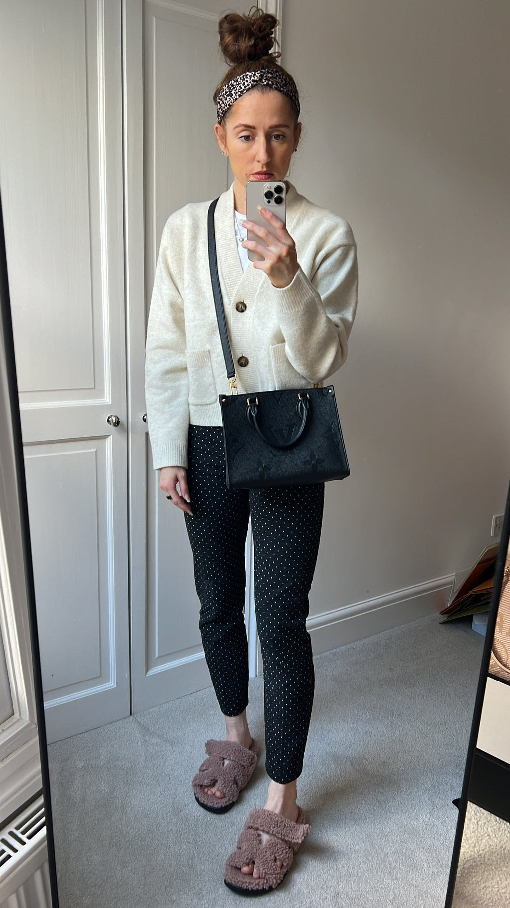 Louis Vuitton On the Go Black PM Empreinte (RRP £2,420)