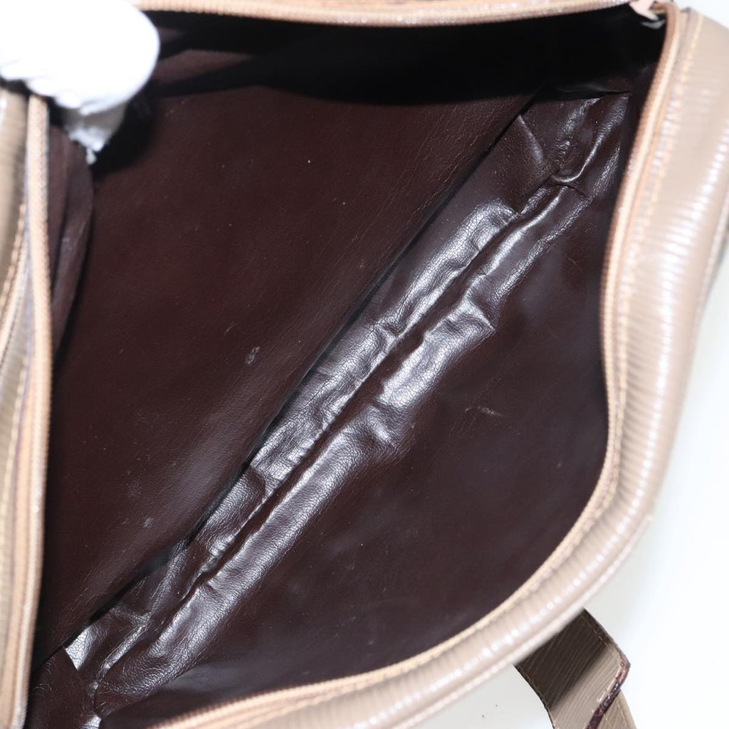 FENDI Zucchino Canvas Shoulder Bag Old Model Beige 97647