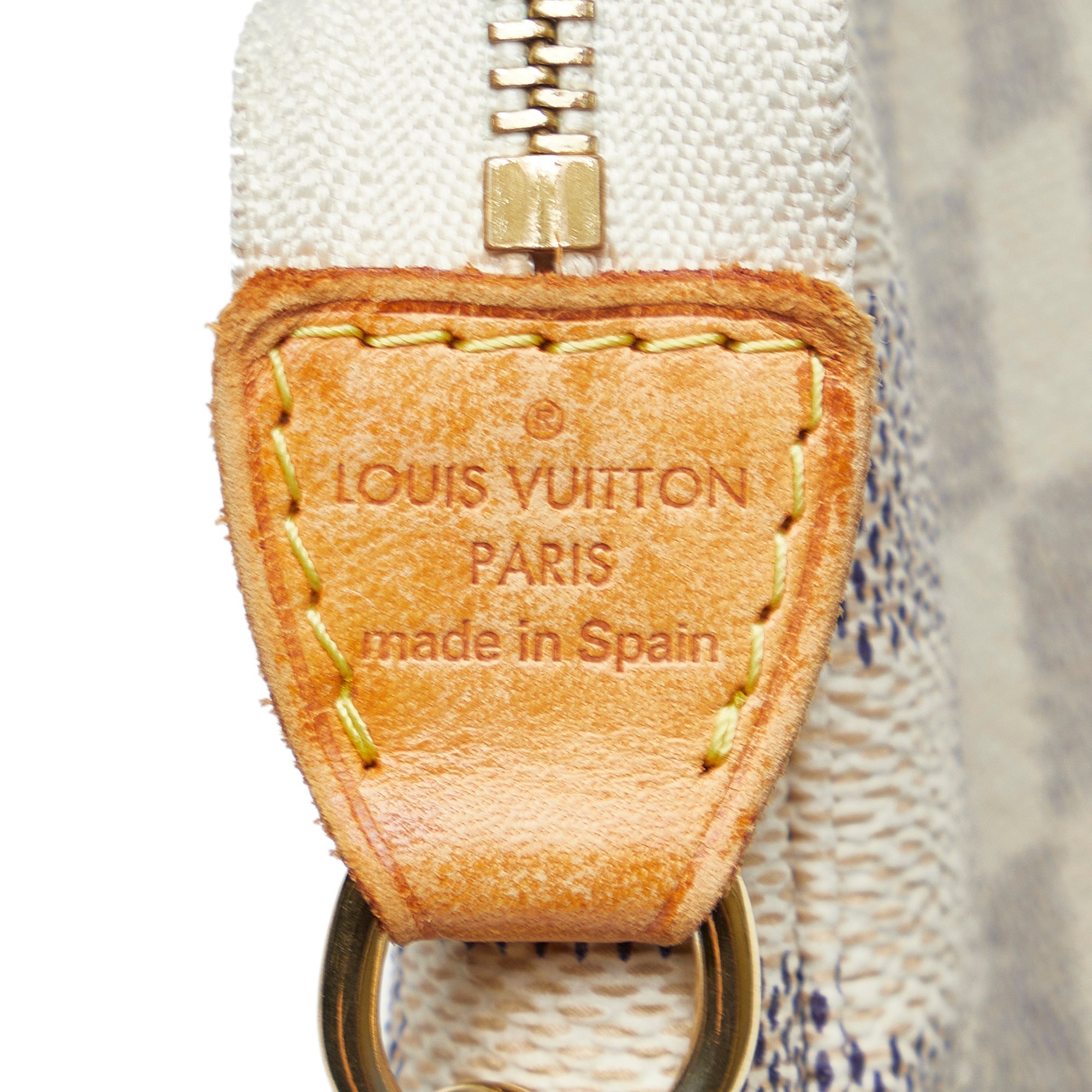 Louis Vuitton Pochette Accessoires Damier Azur Canvas